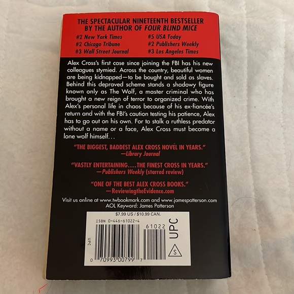 James Patterson Soft Cover The Big Bad Wolf Book - Picture 2 of 6
